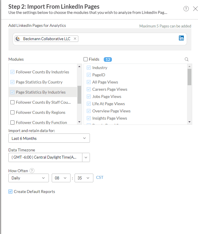Add Data Source in Zoho Analytics