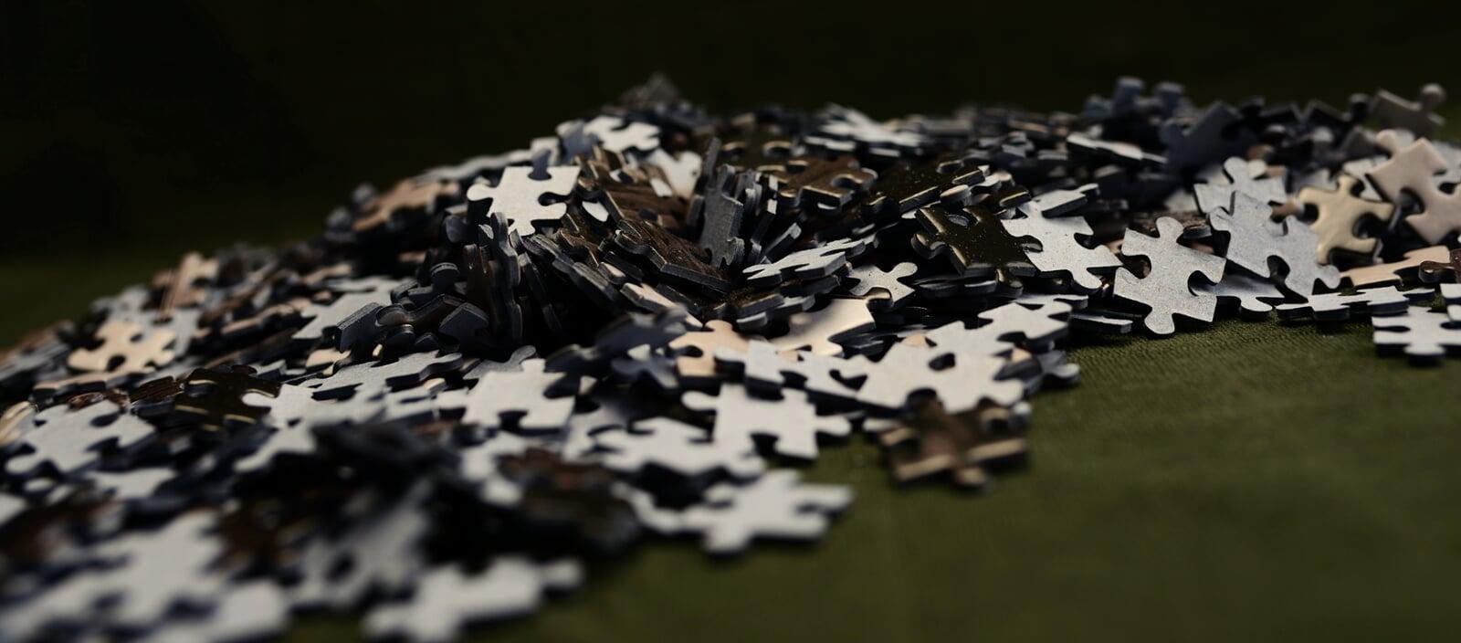 Pile of Puzzle pieces